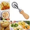 MTOMDY Ravioli Cutter Stamps with Roller Wheel Round Mold with