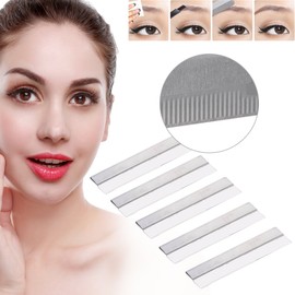 100 pieces blade for eyebrow razor stainless Trim Shaping Eyebrow Razors Crisp Sharpness trimmer interchangeable blade