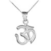 925 Sterling Silver Hindu Meditation Charm Yoga "Om" (Aum) Pendant
