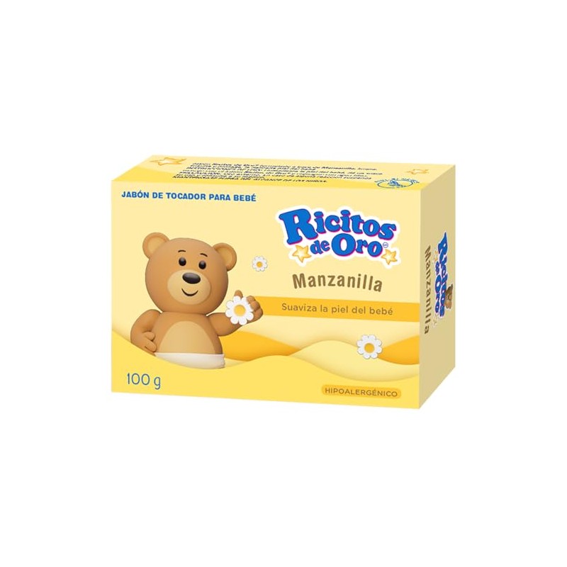 Ricitos de Oro, Jabón de Manzanilla 100 g – Paquete
