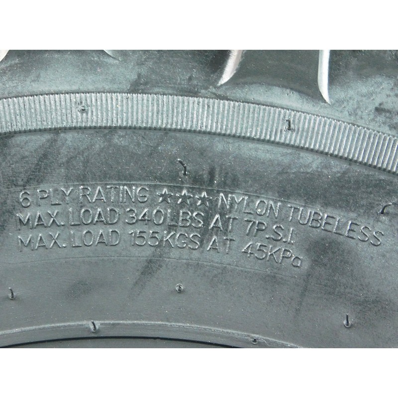 MASSFX 25x8-12 Front Tire for All-Terrain (ATV), Utility-Task (UTV), and
