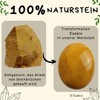 EUSICE - Yellow Jasper Natural Stone, Healing Stone Crystal Protection
