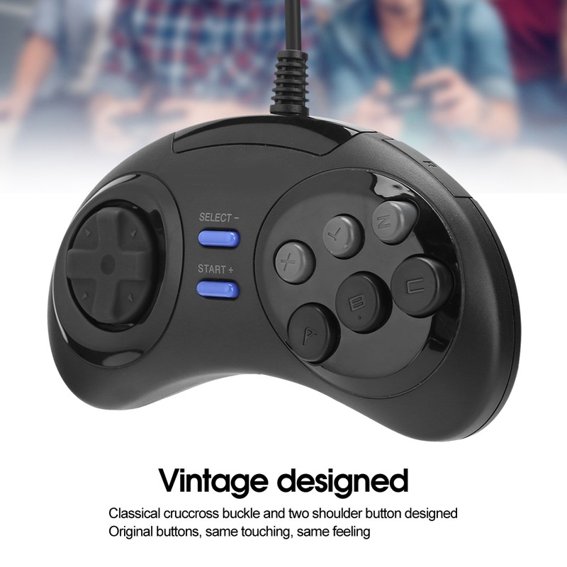Games Controller USB Wired Gamepad Fit for PC/Raspberry Pi 3B