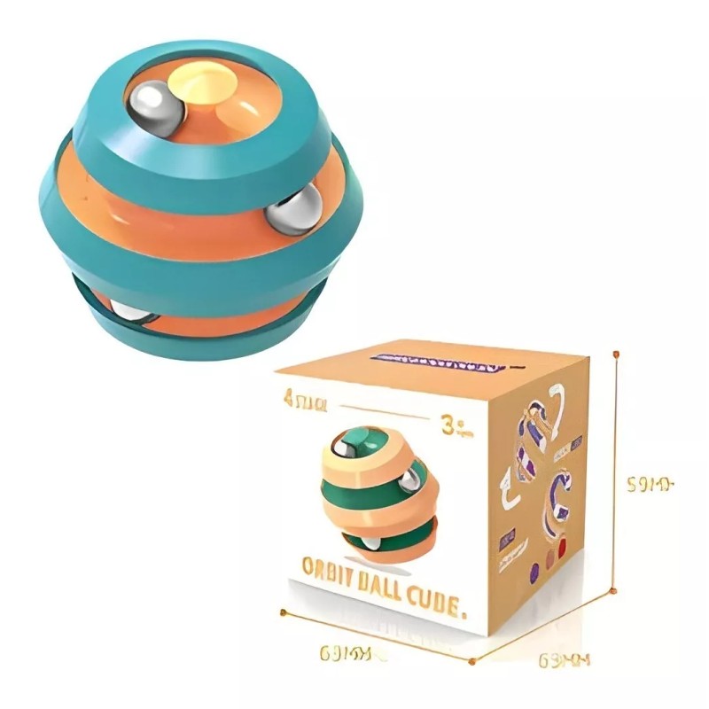 Deluxe 2x Bola Giratoria Fidget Rompecabezas Juguete Infinito