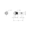 WITTKOWARE LED Signal Lamp Metal External Diameter 10 mm Installation