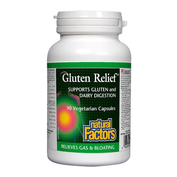 Natural Factors Gluten Relief  90 Veggie Caps