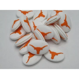 Unbranded *NEW* TWO (2) "LONGHORNS" MASCOT SILICONE VIBRATION DAMPENERS TENNIS RACQUETS