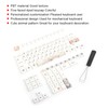 138PCs Keycaps Full Set PBT Mechanical Keyboard Accessory Computer Parts