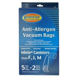 EnviroCare Replacement Bags for Miele F J M Microfiltration Vacuum Bags - 10 Bags + 4 Filters