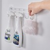 VECELO Kitchen Tool Hooks, 6 Row Multifunctional Storage Hooks, Space