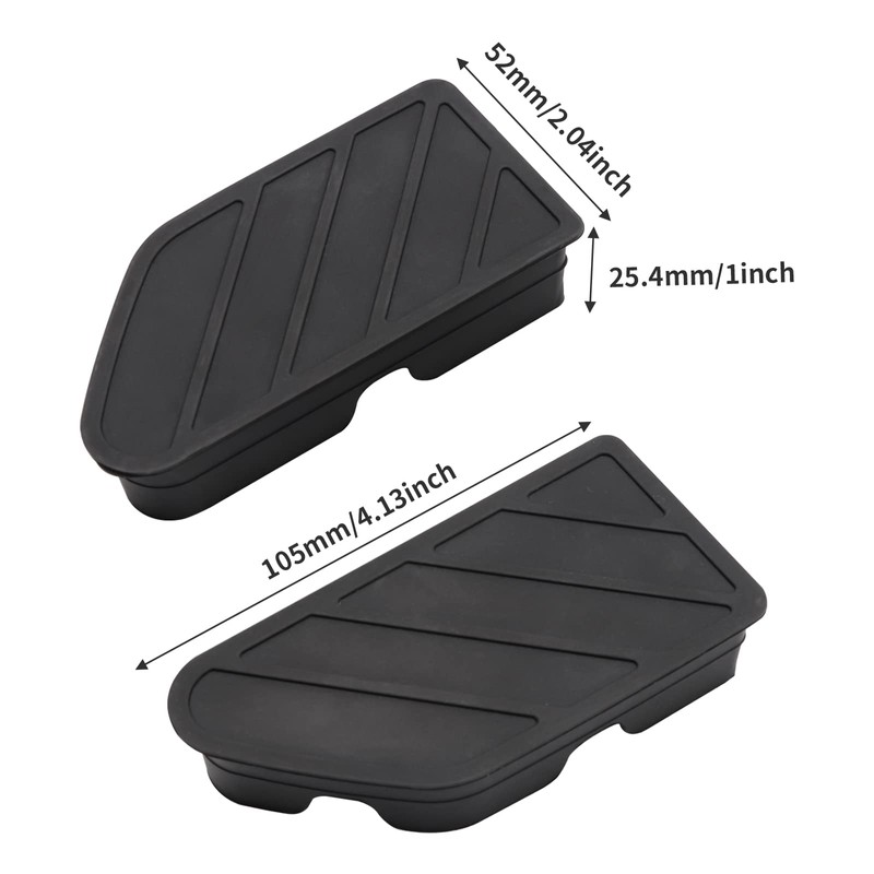 JERBOR 2Pack Silicone Stake Pocket Covers for GMC Canyon/Chevy Colorado