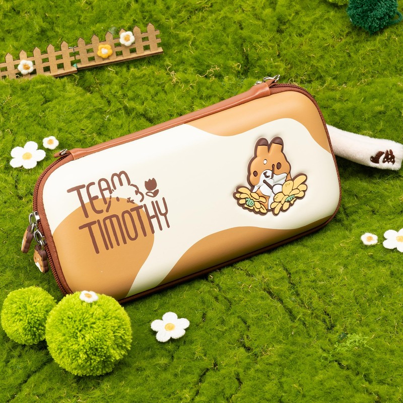 GeekShare Team Timothy Slim Case Compatible with Switch/OLED, Travel Bag