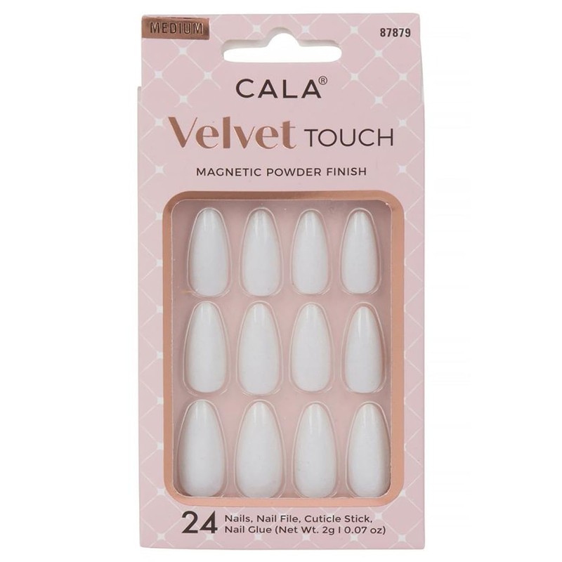 CALA. - "Velvet Touch" uñas postizas medianas (24 uñas postizas