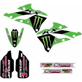 Throttle Syndicate 2023 Pro Circuit Monster Kawasaki Graphic Kit-KX 85/112-22-25