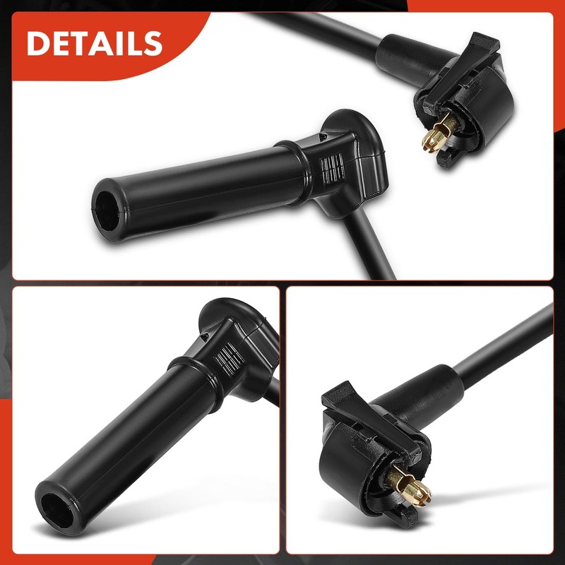 A-Premium - Cables de bujía de encendido compatibles con Ford