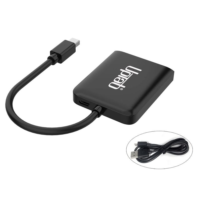 UPTab Mini DisplayPort to Dual HDMI 4K@60Hz Adapter Multi-Stream Transport