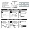Ptazucv Double Action Spring Hinges -Swinging Door Hinge -Pivot Hinge，with