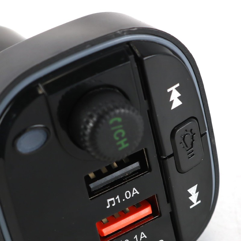 Namvo Bluetooth 5.3 Car Adapter, 2-in-1 Bluetooth FM Transmitter [Two