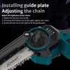 6 Inch Mini Chainsaw Chain Replacement, 2 Pcs Chains for