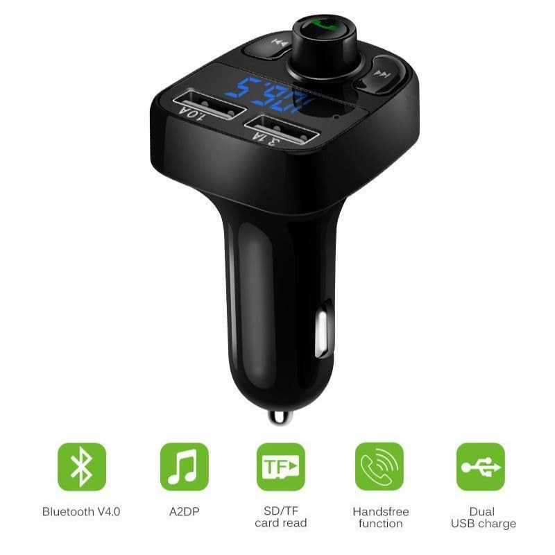 FM Transmitter KFZ Wireless Bluetooth Dual USB Auto Ladegerät für