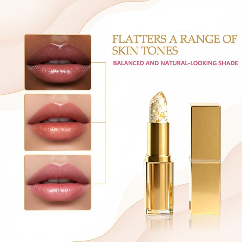 PH Adjusting Lipstick - Colour Changing Lipstick with Gold Foil