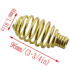 LQ Industrial Spring Handle Stove Spring Door Handle for 1/2Inch Rod Golden