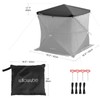 WILLOWYBE Sauna Tent Protection Cover | Heat-Resistant, Waterproof | Durable,