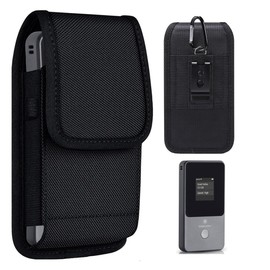 Covthch Compatible with SCHOK 4G LTE/GlocalMe MeowGo G40Pro 4G / T8+ Mobile Hotspot Case, Holster Case w Belt Clip for GL.iNet GL-E750V2 (MUDI) 4G LTE/GlocalMe Numen Air 5G Portable WiFi Hotspot