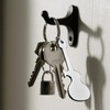Stainless Steel Bottle Opener Keychain Guitar Shaped Beverage Opener Key