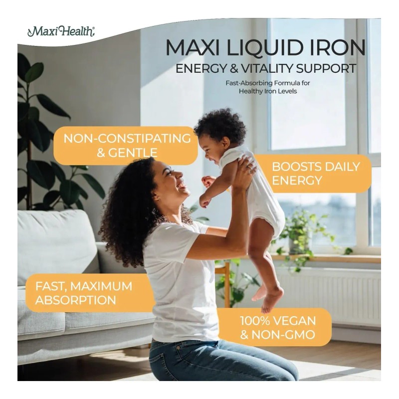 Maxi-health Liquid Iron Concentrate Supplement (2 Oz.) For M