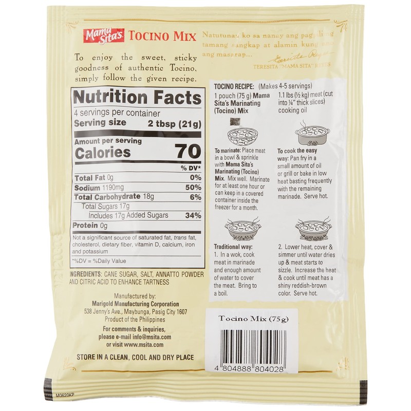 Mama Sita TOCINO 75g Tochino