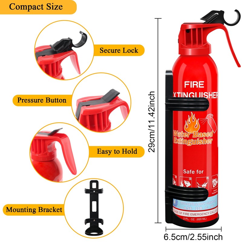 Fire Extinguisher for Home, 4 Pack Vehicle Fire Extinguishers for