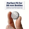 Fermentaholics Silver Beer Bottle Caps - 144 Count Oxygen Absorbing