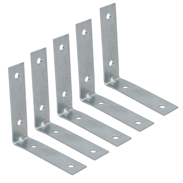 63.5mm (2.5in) Corner Brace Bracket Set L Shaped Mending Reinforcing