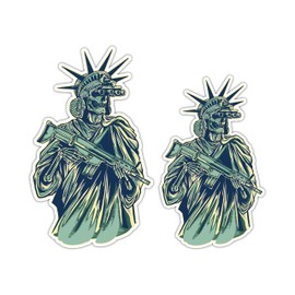 IMPERIAL VIBES - Statue of Liberty Patriotic Stickers - Vinyl Decals for Truck, Car and Van Bumper – Indoor and Outdoor Laptop Decal – Waterproof Decal for Window Imp–142