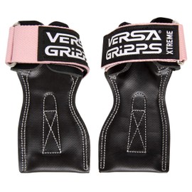 Versa Gripps® Xtreme, Made in The USA, Wrist Straps for Weightlifting Alternative, The Best Training Accessory, Blush, R/L