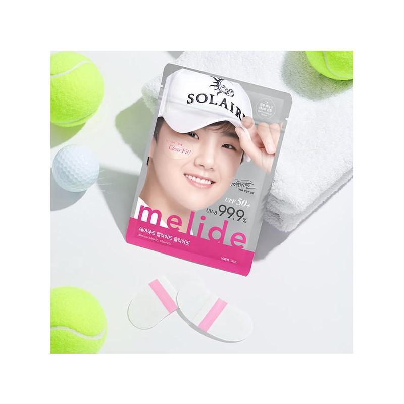 AirMuse 에어뮤즈 멜라이드 클리어핏 투명 썬 패치 5회분+동아제약 가그린10ml 1개