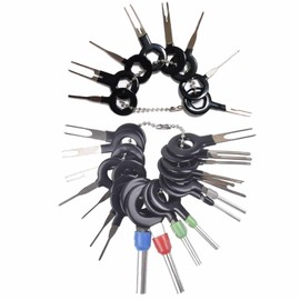 26Pcs Car Terminals Removal Tools,Auto Wire Connector Terminal Pin Extractors Puller Wiring Crimp Connector Repair Remover Key Tools Set
