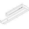 SO-TECH Handtuchauszug Chrom 2-armig Handtuchhalter Länge eingeschoben 325 mm Handtuchstange