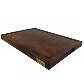 Premium Quality Sheesham Wood Cutting Board Crafted with Hand Picked Premium Sheesham for Extreme Durability | Multi-Purpose Cutting Board with Plate on Backside |