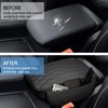 wuyaoyao Car Center Console Cover, Leather Car Armrest Box Cover,