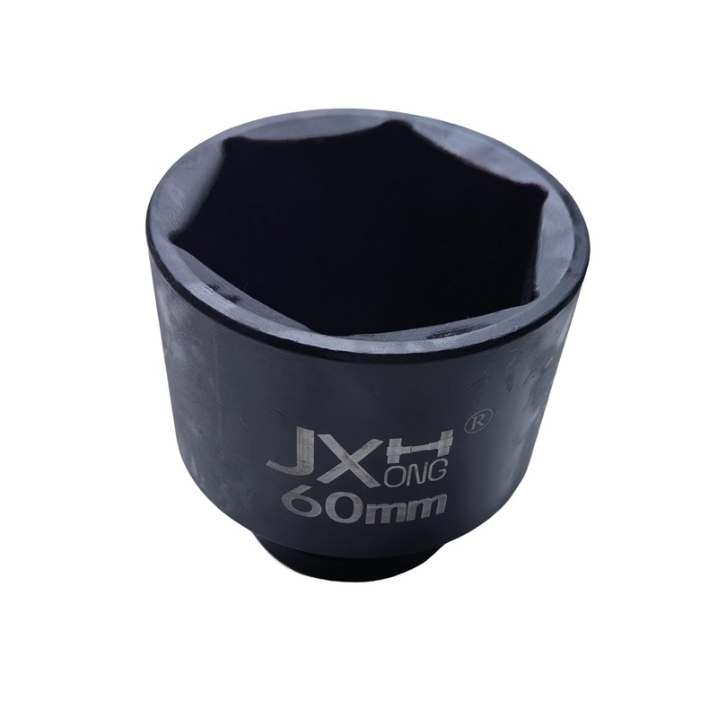 JXHONG 3/4-Inch Drive Metric 60mm Impact Socket, 6-Point, Heat Treated