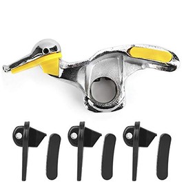 KIMISS Stainless Steel Car Tyre Changer Head Mount Demount Duck Head Accessories with Protective Pads (30 mm)