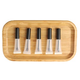 COSIDEA - 10 tubos de rímel vacíos suaves para apretar, envases de tamaño de viaje, tubo delineador de ojos, aplicador de suero de pestañas para botella de aceite de ricino, Transparente, 50 pcs