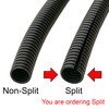 Electriduct Split Wire Loom Tubing Polyethylene Corrugated Flexible Conduit -