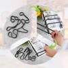 Rubber Bands, Pack of 100 Elastic Rubber Rings, Black, 5