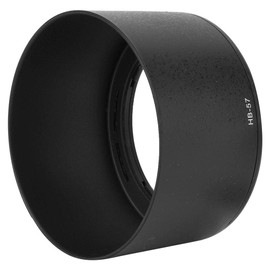Camera Lens Hood HB-57 Hood for Camera AF-S 55-300mm F4.5-5.6G ED VR Plastic Black Lens Protection Anti-Reflective Dirt Scattered Light Compatible Hood