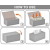 Colylan Tissue Box Cover Rectangular Tissue Box Holder for Bathroom