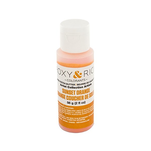 Cocoa Butter, Sunset Orange 2 Ounces by Roxy & Rich