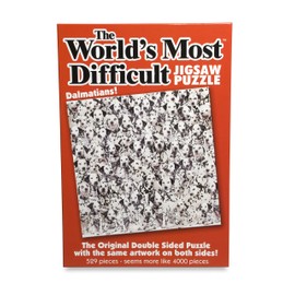 Paul Lamond Games Worlds Most Difficult Jigsaw Puzzle Dalmatians, white and black